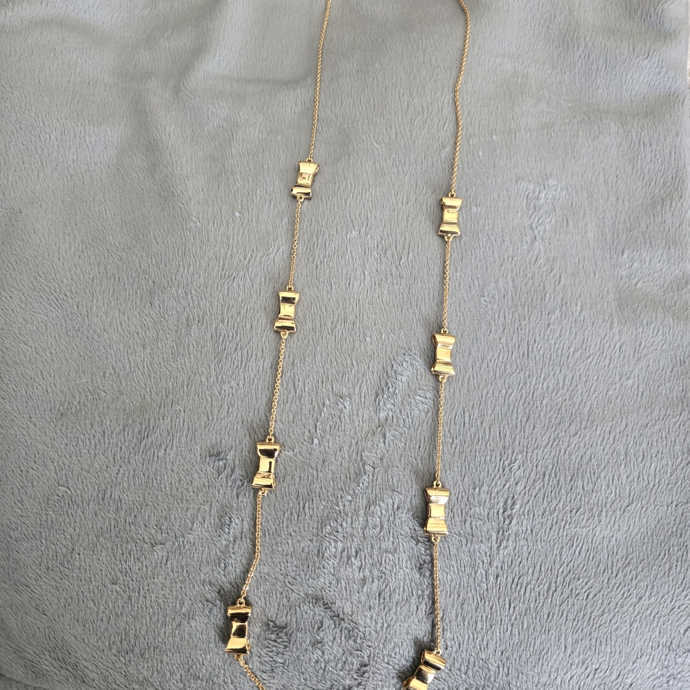 Kate Spade Elegant Gold Bow Necklace
